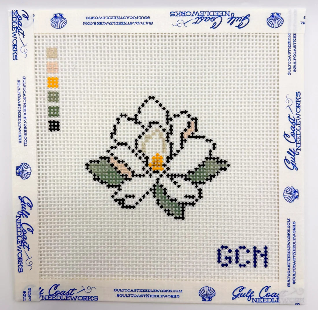 Magnolia Mini Needlepoint Canvas