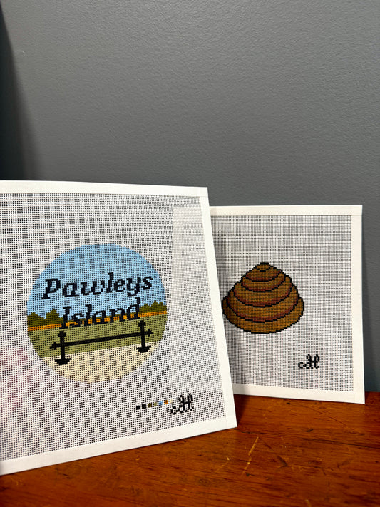 Needlepoint Canvas | Joggling Board Round | 18 Mesh
