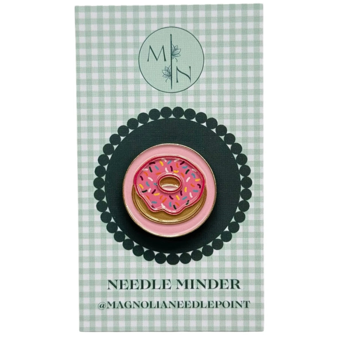 Donut Needle Minder by Magnolia Needlepoint