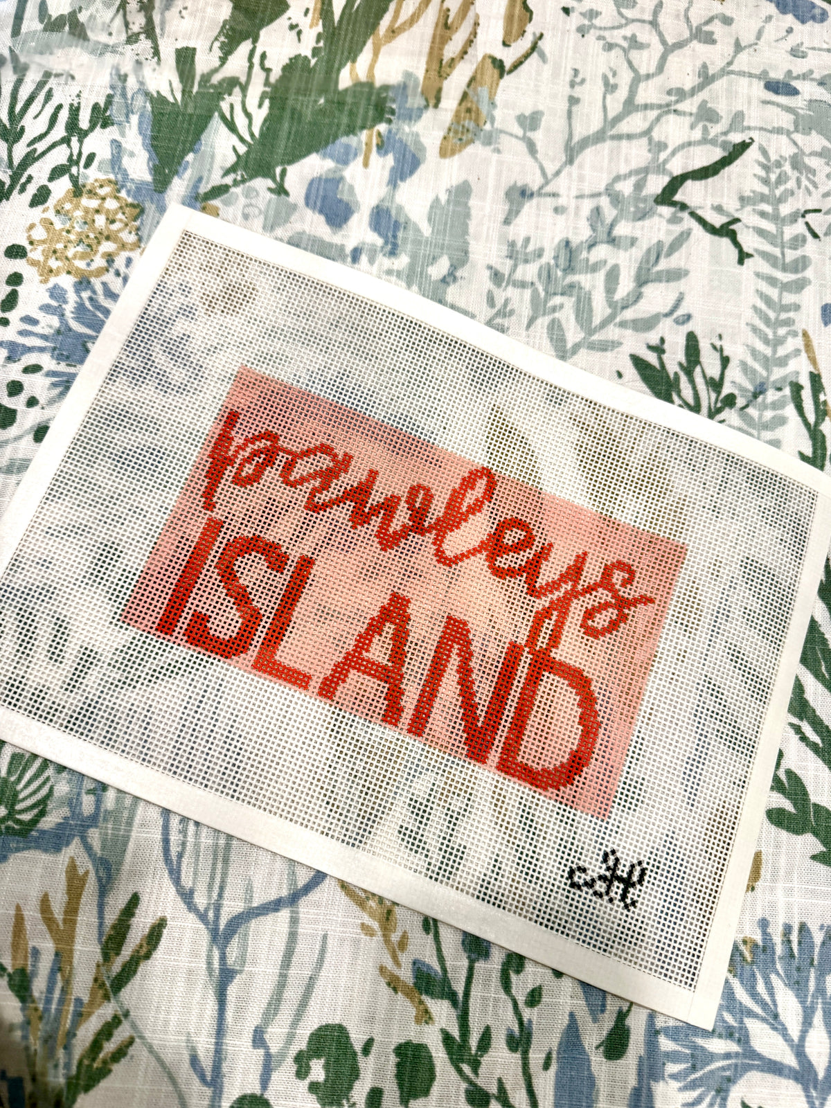 Pawleys Island Needlepoint Canvas | 13 Mesh | Clair de Lune