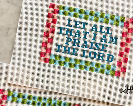 Psalm 103 Needlepoint Canvas | 13 Mesh | Clair de Lune