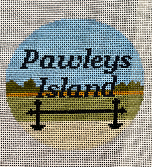 Needlepoint Canvas | Joggling Board Round | 18 Mesh