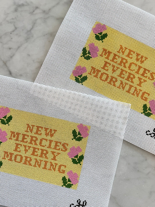 New Mercies Needlepoint Canvas | 13 Mesh | Clair de Lune