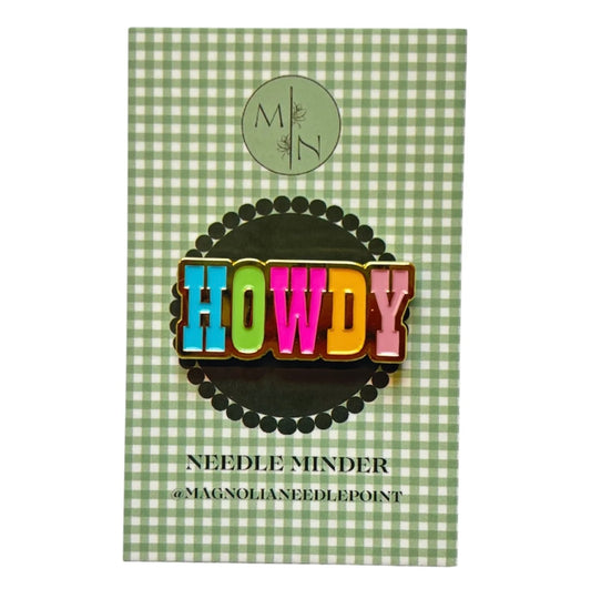Howdy Needle Minder by Magnolia Needlepoint