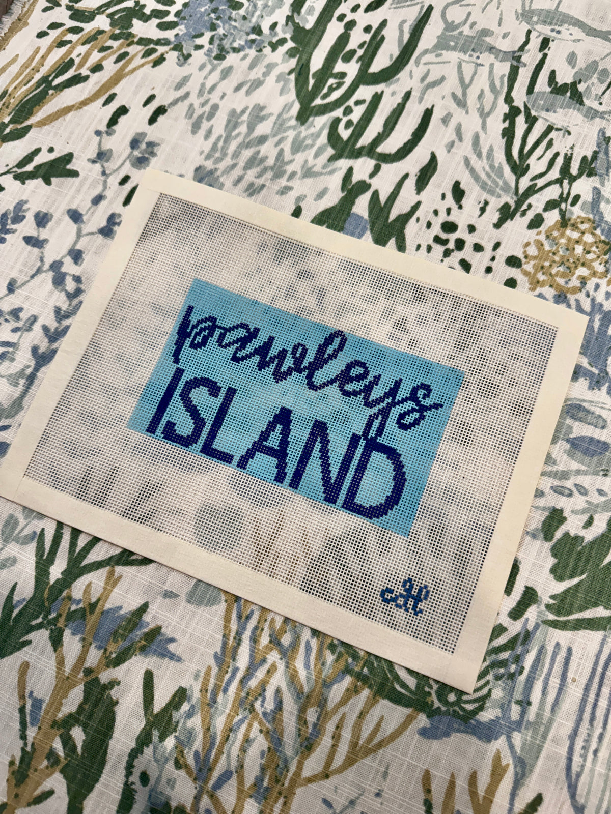 Pawleys Island Needlepoint Canvas | 13 Mesh | Clair de Lune